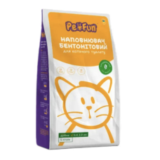 Pet Fun бентонітовий наповнювач для котячого туалету 5 л - без аромату
